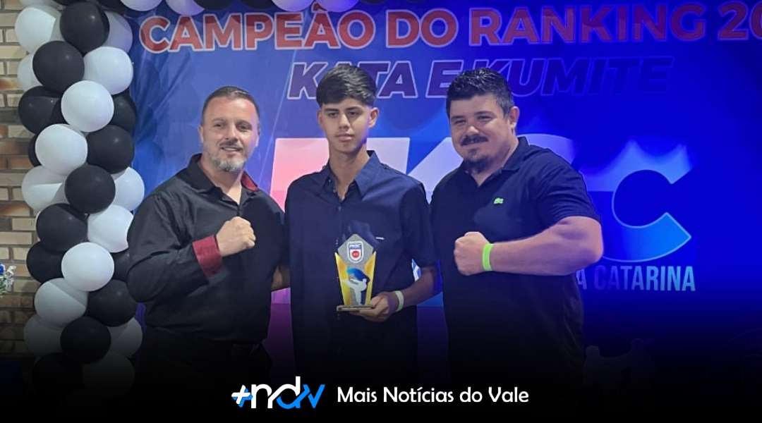 Felipe Fischer: Um talento de Indaial sobe ao topo do karatê catarinense