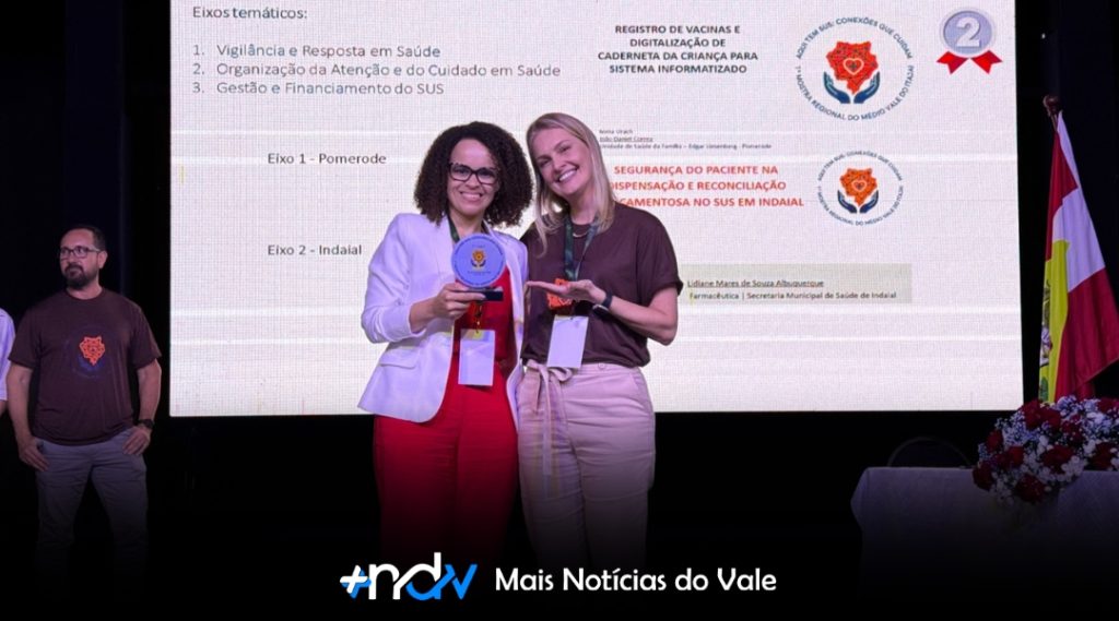 Indaial se destaca com oito trabalhos e três premiações na 1ª Mostra Aqui Tem SUS