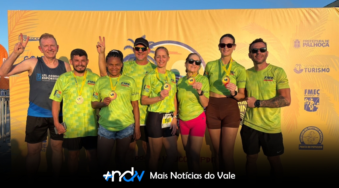 Atletismo de Indaial conquista pódios em três competições no fim de semana