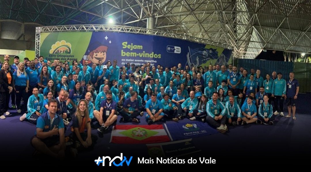 Atletas de Indaial brilham nas Olimpíadas Especiais das APAEs e conquistam medalhas nacionais