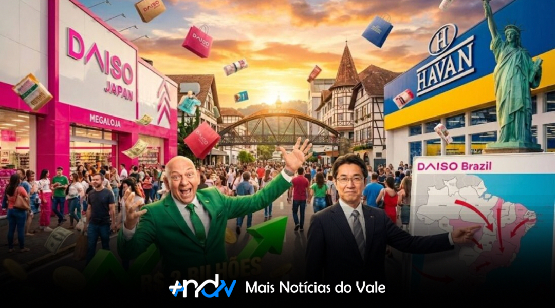 A megaloja japonesa em Blumenau pode mudar o jogo, e a Havan já reagiu