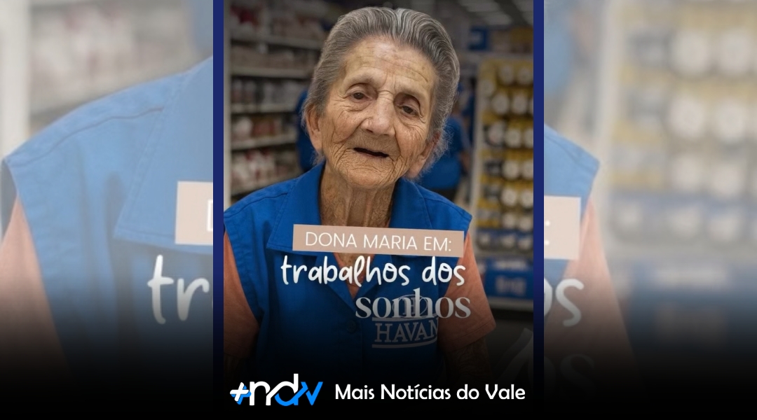 Aos 91 Anos, dona Maria demonstra muita disposição e revela o sonho de ser funcionária da Havan