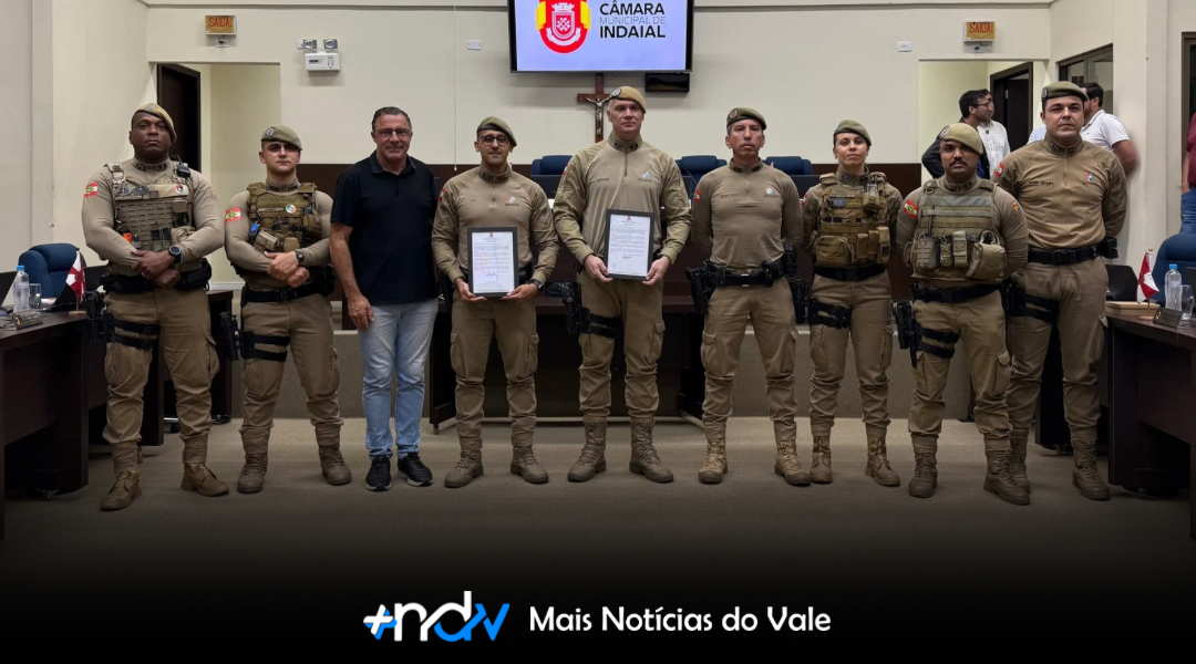 Vereador Flavio Molinari, apresenta moção de aplausos ao cabo Fábio e ao soldado Ival, pelos excelentes serviços prestados