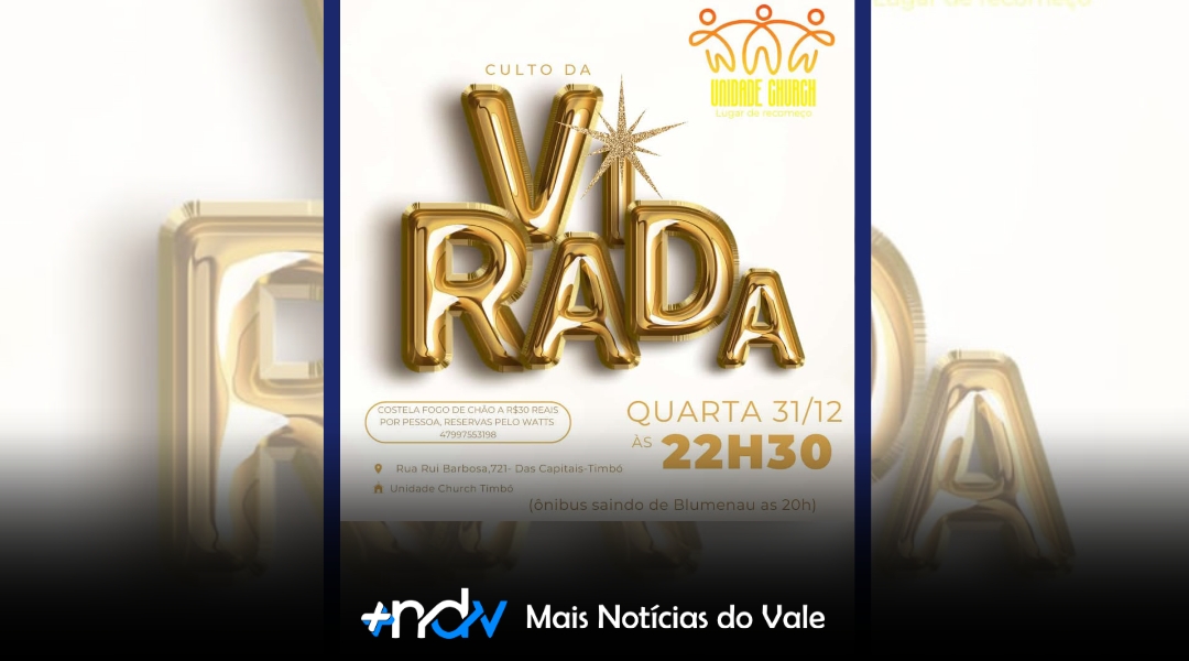 Unidade Church prepara culto da virada com música, fé e confraternização