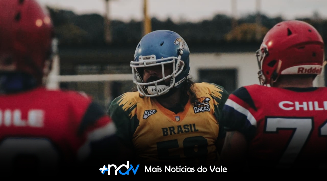 Indaialense é convocado novamente para a Seleção Brasileira de Futebol Americano