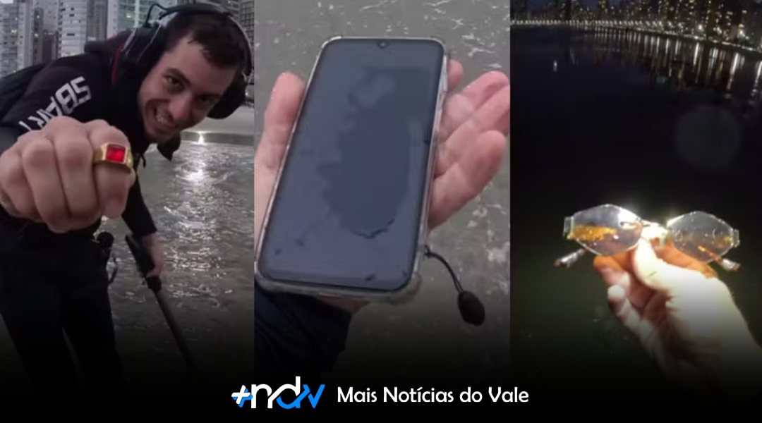 Caçador de tesouros revela o que encontrou em praia de SC após réveillon com 1 milhão de pessoas