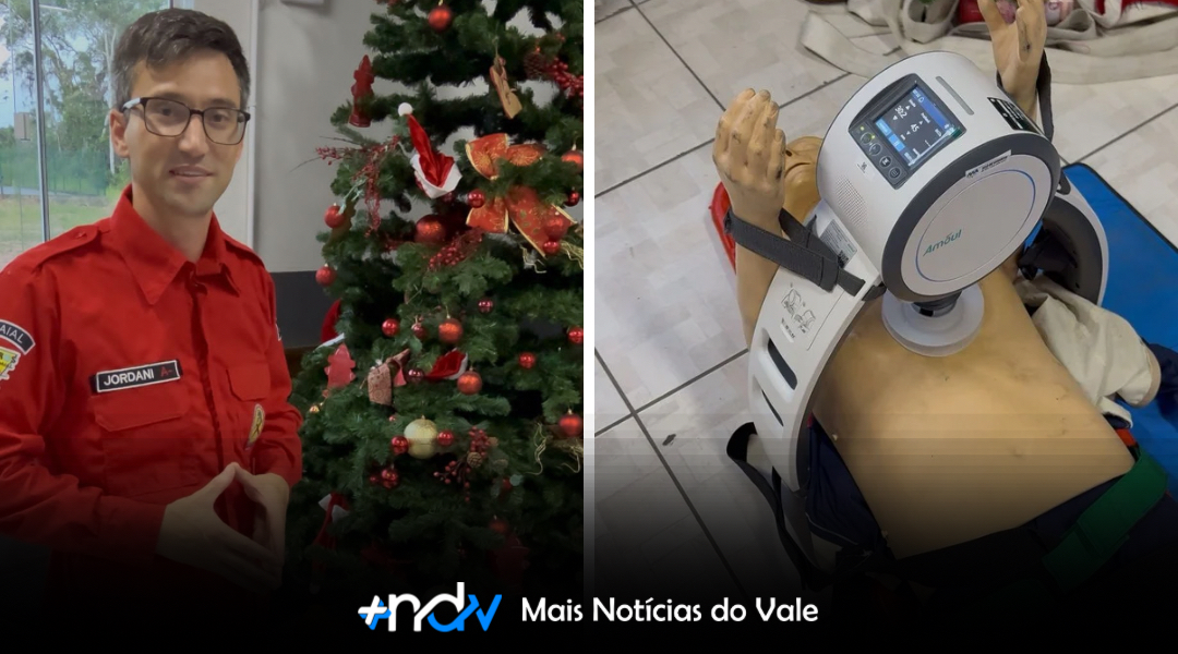 Bombeiros de Indaial recebem reanimadores de última geração após articulação estratégica do Vereador Jordani