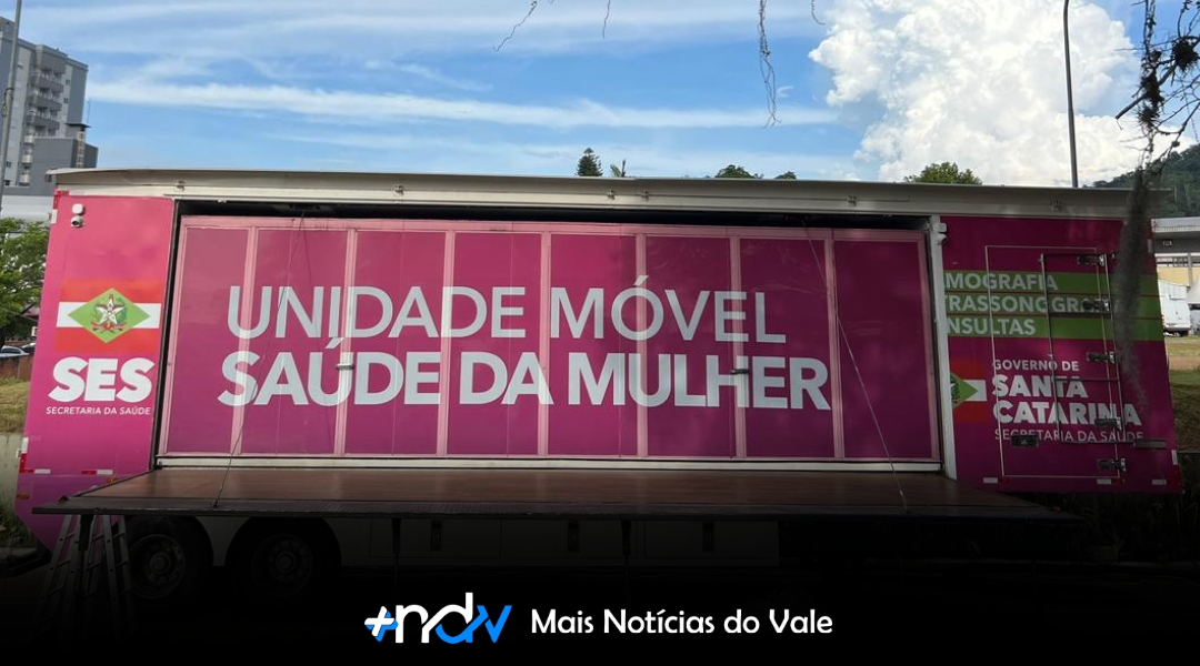 Carreta da Saúde Feminina chega a Indaial com milhares de exames disponíveis