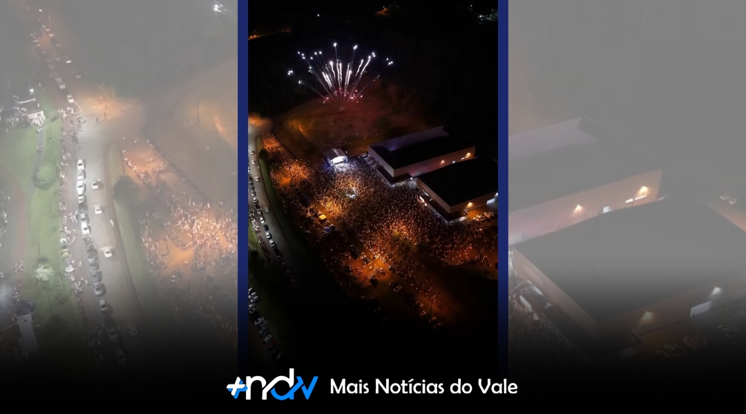 Uma noite para ficar na memória: Réveillon Indaial lota Parque Jorge Hardt
