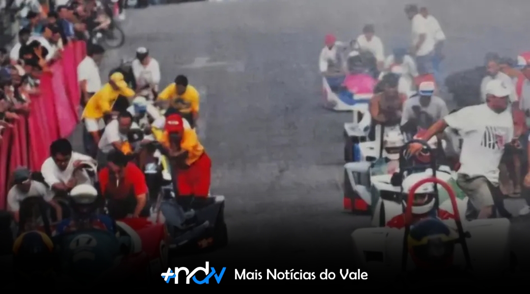 O dia em que rua queridinha de Blumenau virou uma pista de kart