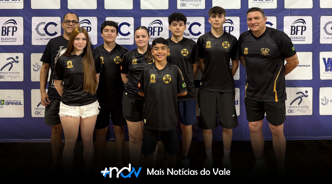 Badminton de Ascurra faz história em competição nacional