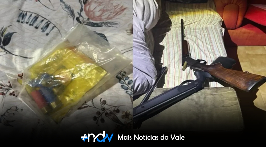 Idoso armado com rifle provoca acidente, atira contra PM e mobiliza grande operação em Indaial