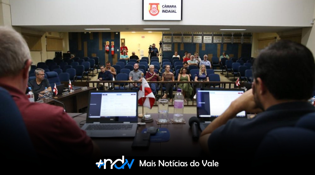 Câmara de Indaial realiza 3ª sessão ordinária com dois projetos em segunda votação