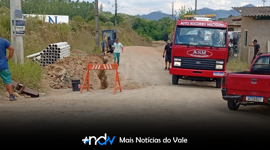 CASAN inicia instalação de nova adutora em Indaial