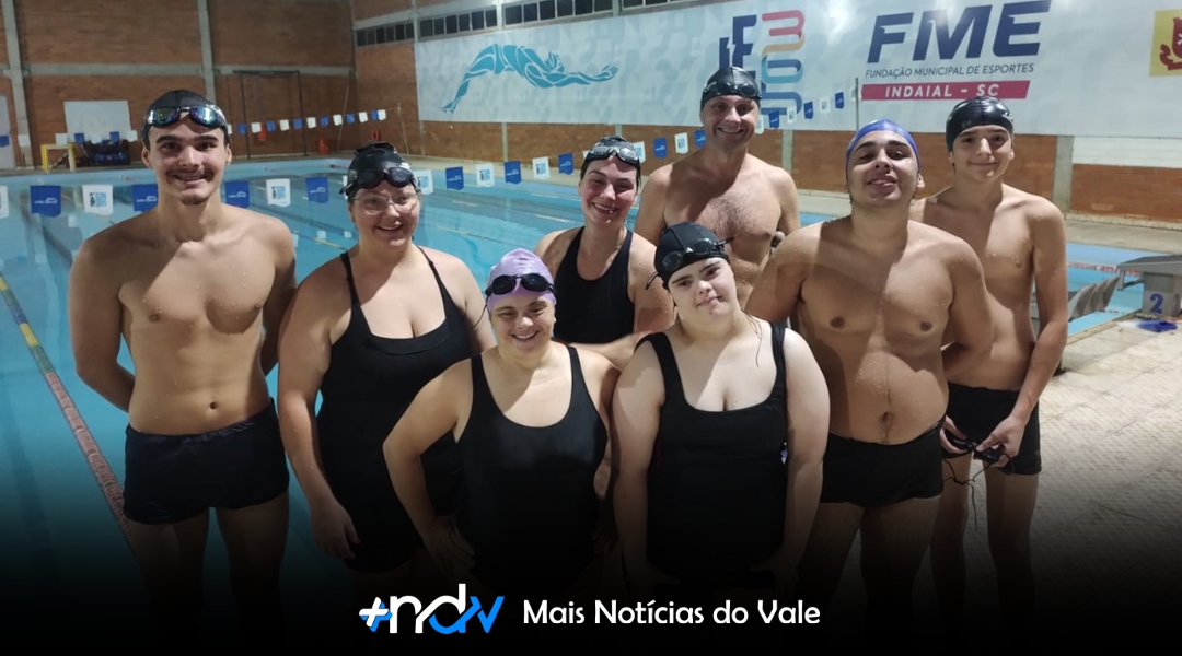 Equipe de Paradesporto/Natação de Indaial inicia preparação para a temporada 2026