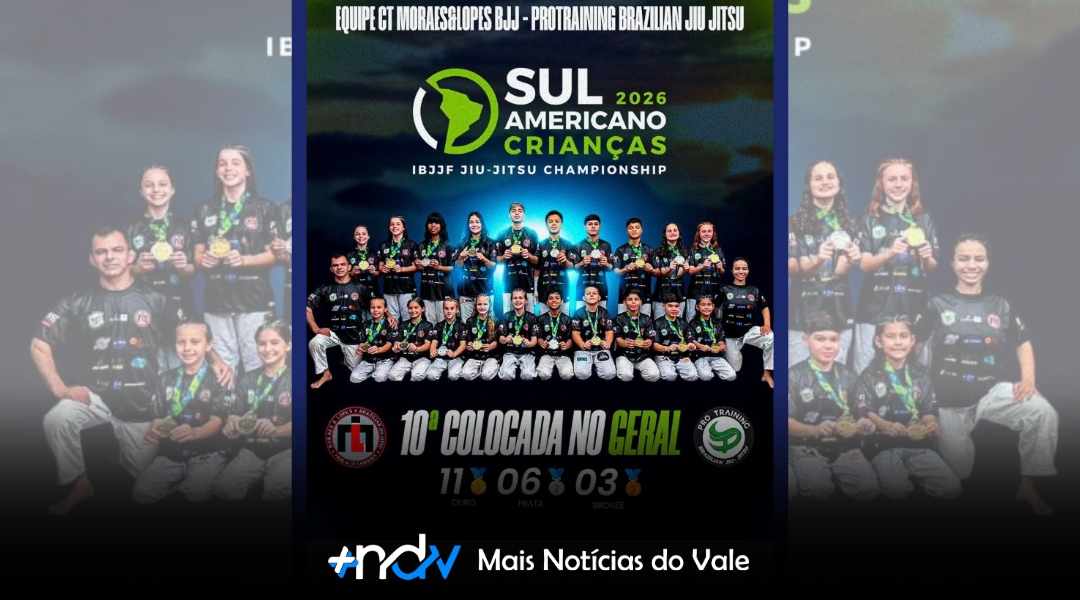 CT Moraes & Lopes BJJ coloca Indaial entre as 10 melhores equipes da América do Sul
