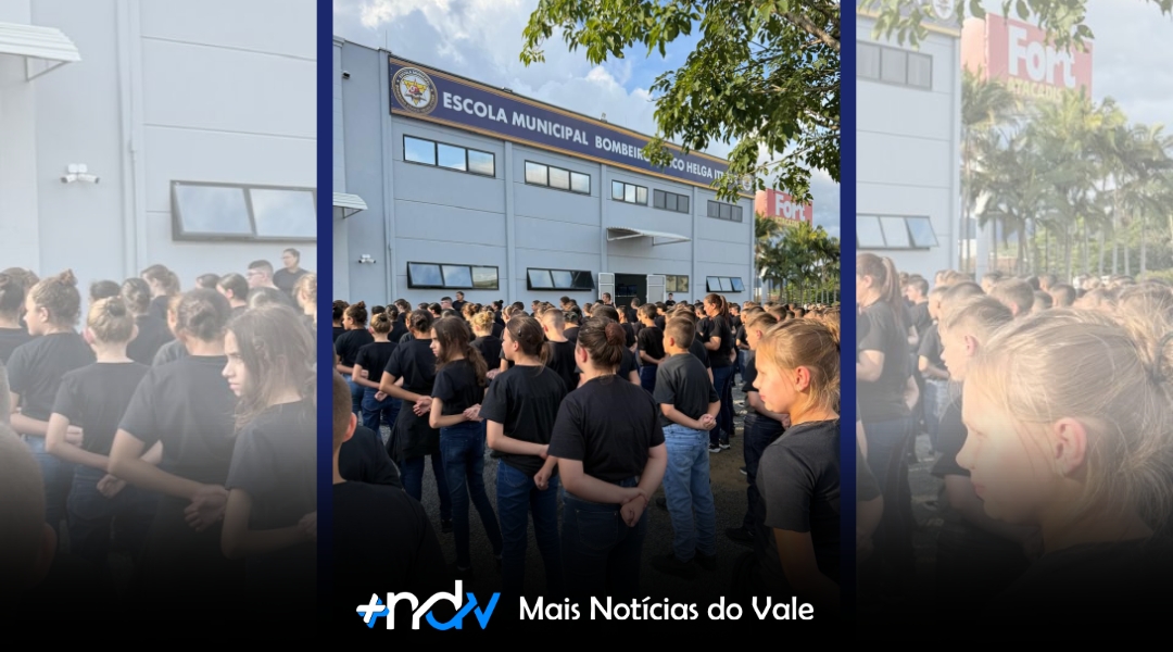 Prefeitura de Indaial inaugura oficialmente a Escola Municipal Bombeiro Cívico Helga Ittner neste sábado (21)