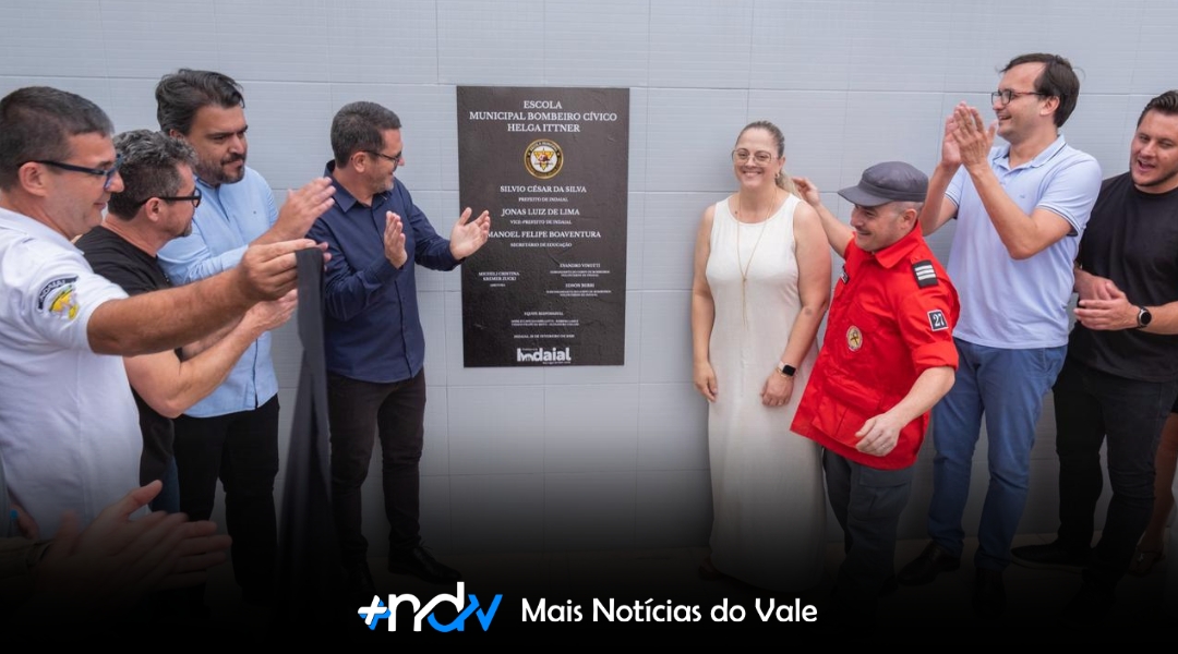Escola Municipal Bombeiro Cívico Helga Ittner é inaugurada em Indaial