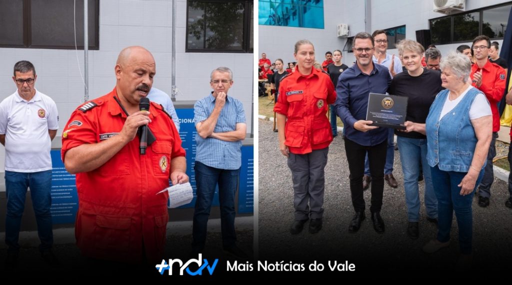 Escola Municipal Bombeiro Cívico Helga Ittner é inaugurada em Indaial