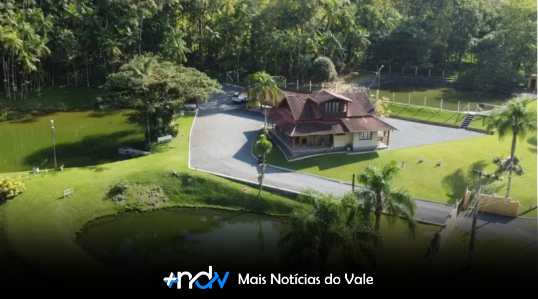 Refúgio milionário surge discretamente perto de Blumenau e movimenta mercado imobiliário