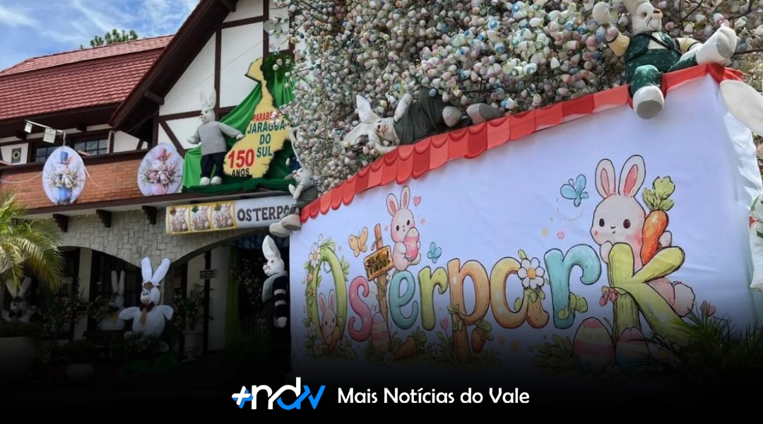 Preparativos seguem em ritmo intenso para a Osterpark 2026 em Jaraguá do Sul