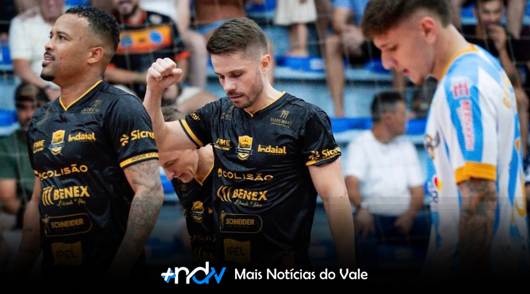 Indaial vence mais uma, mantém 100% e empolga torcida na Série Ouro