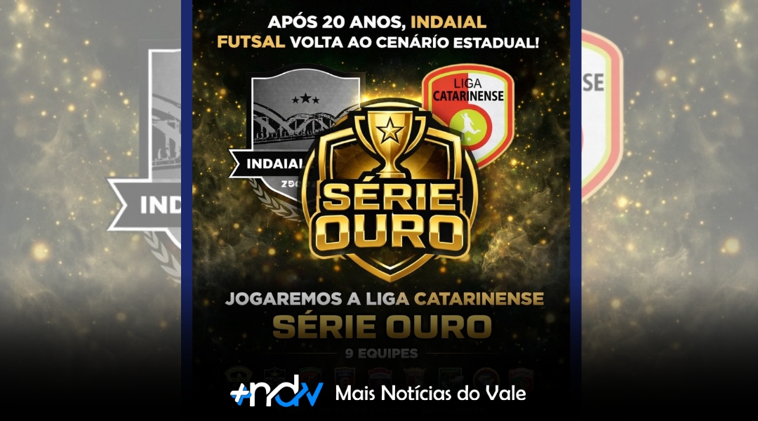 Indaial Futsal anuncia elenco e estreia no Estadual LCF Série Ouro 2026