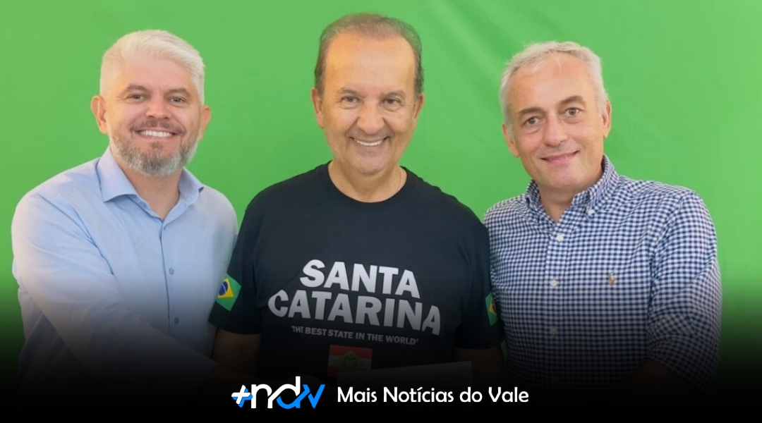 Kleinübing se filia ao PL com apoio de Jorginho Mello e Egídio Ferrari