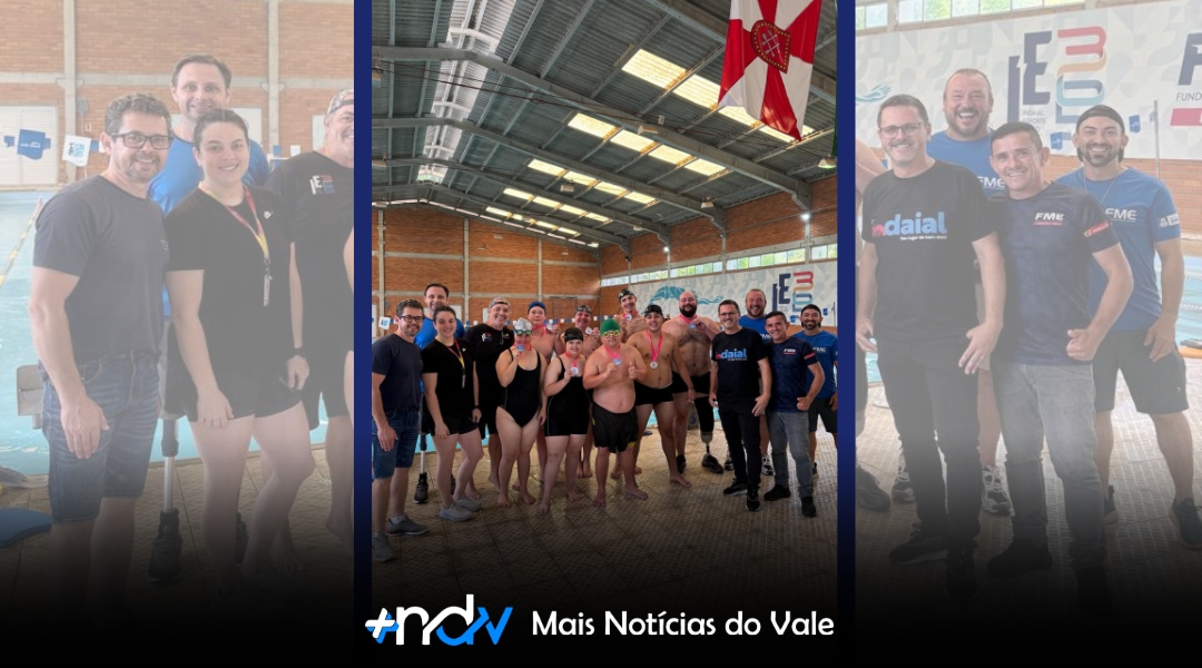 Primeiro Festival de Natação Paradesporto reúne atletas e fortalece inclusão em Indaial