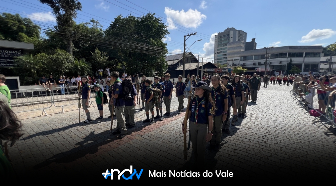 Desfile comemorativo ao aniversário de Indaial é neste sábado (21)