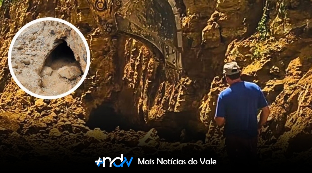 Túnel misterioso em SC é identificado como obra de animal pré-histórico