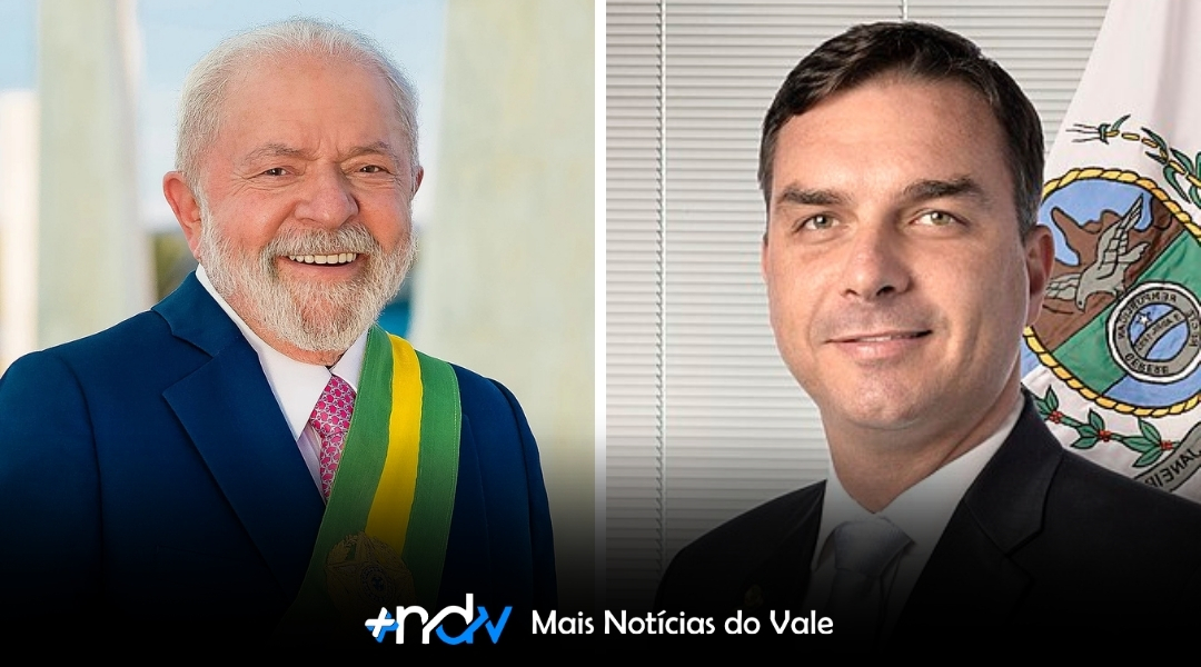 Lula e Flávio Bolsonaro aparecem empatados em cenário de 2º turno