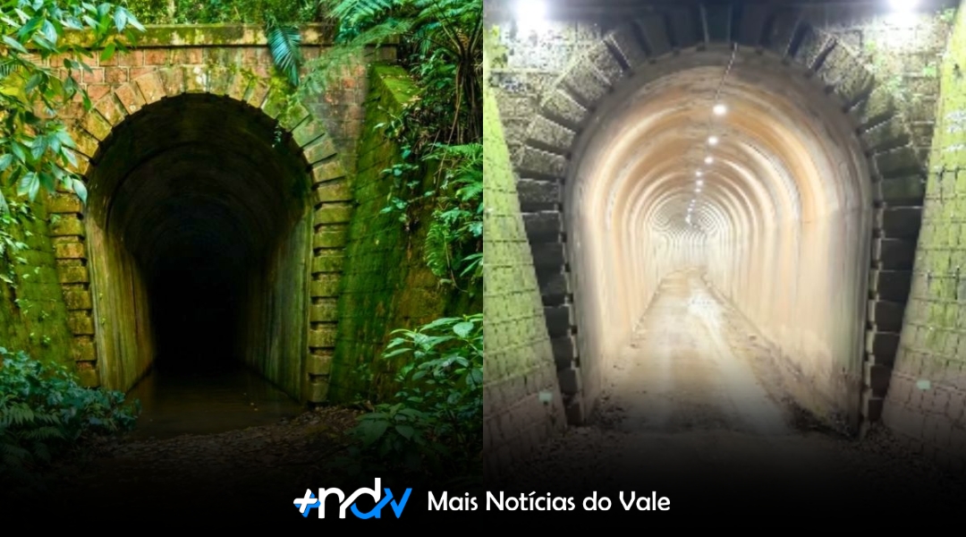 Apiúna revitaliza maior túnel ferroviário de SC e abre para visitação