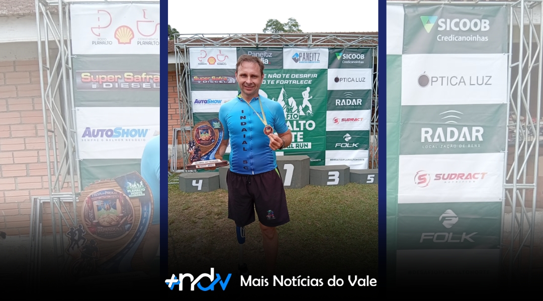 Marcos Reimer conquista 2º lugar no Desafio Planalto Norte de MTB