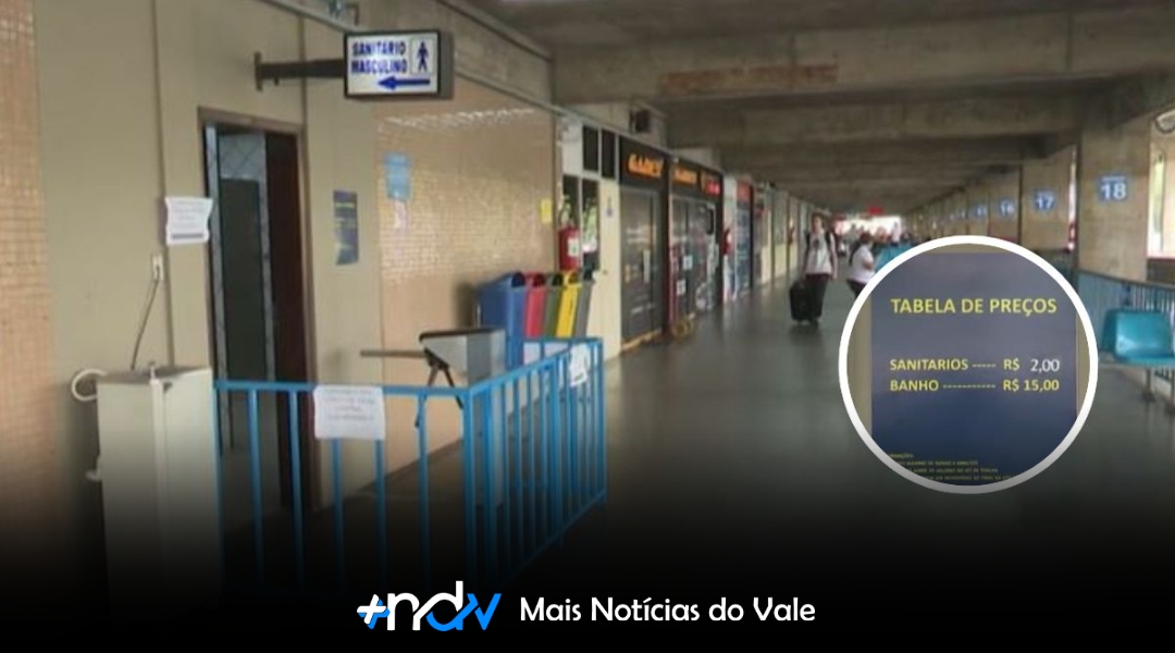 Taxa de R$ 2 em banheiro de rodoviária é considerada ilegal em Blumenau