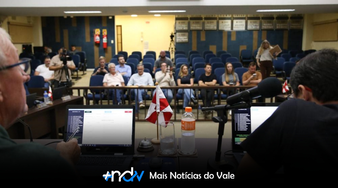 Câmara de Indaial tem pauta extensa com projetos e votações em 2ª discussão