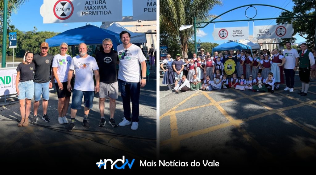 Feira, música e pastelada marcam mais uma edição do Domingo na Ponte em Indaial
