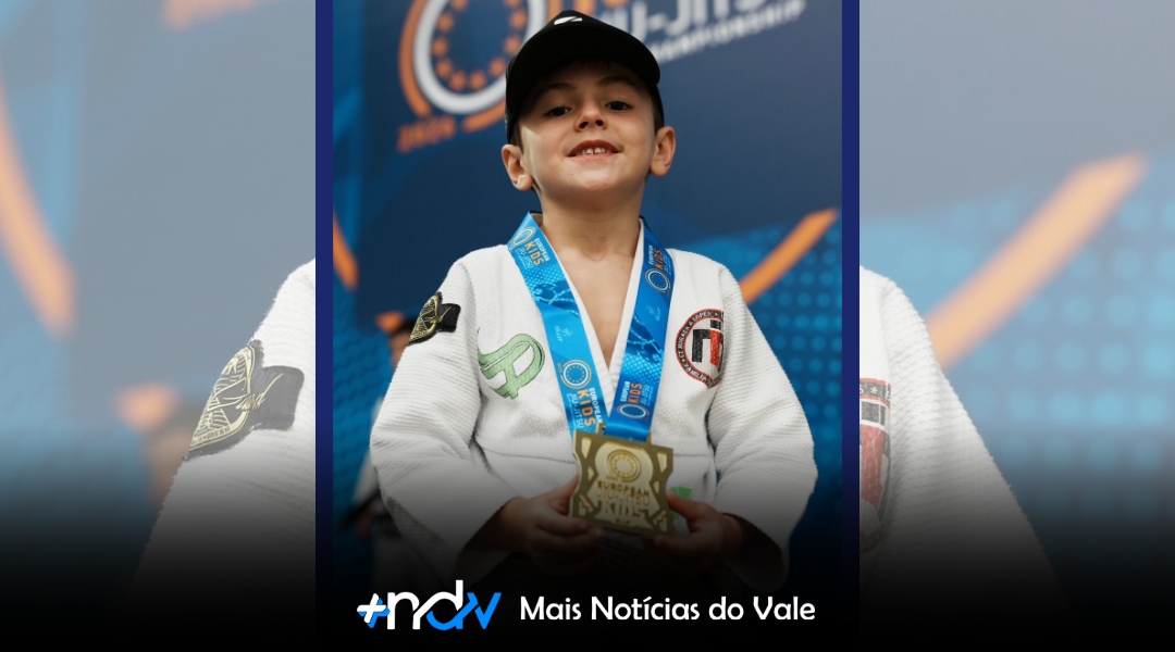 Atleta de Indaial conquista título europeu Kids de Jiu-Jitsu