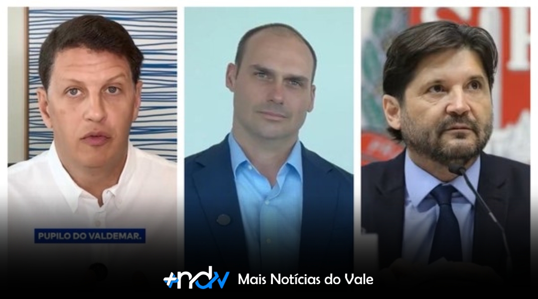 Eduardo Bolsonaro chama acusação de Ricardo Salles de “calúnia” em disputa pelo Senado em SP