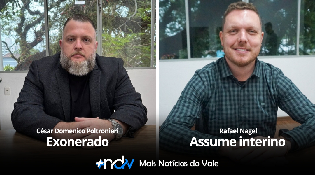 Prefeito de Indaial exonera secretário após nome aparecer em investigação do MPSC