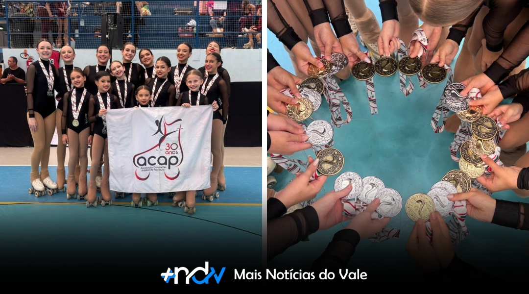 ACAP/FME Indaial conquista 40 medalhas no Catarinense de Patinação Artística