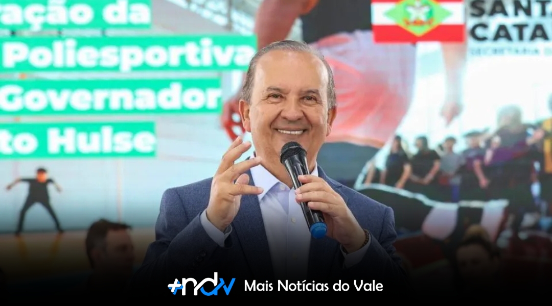 Pesquisa aponta aprovação de 77,9% para Jorginho Mello em Santa Catarina