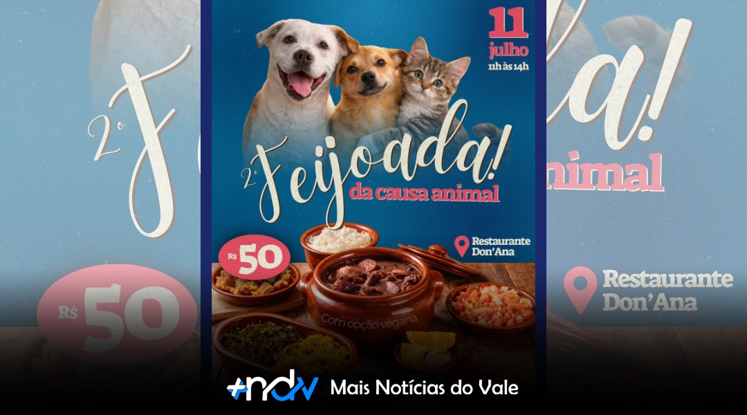 Instituto Bem Animal realiza 2ª feijoada beneficente para custear ações de proteção animal