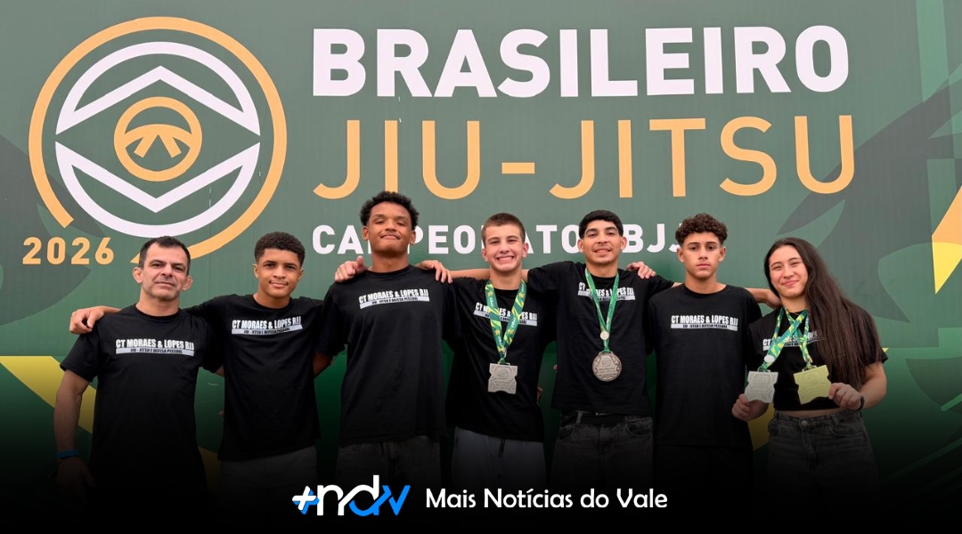 Indaial sobe ao pódio no Campeonato Brasileiro de Jiu-Jitsu 2026