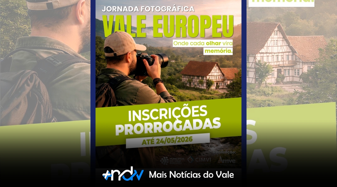 Inscrições da Jornada Fotográfica do Vale Europeu são prorrogadas