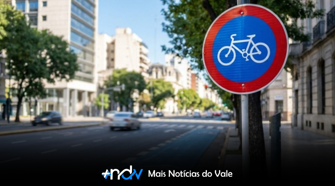 Entenda o significado da placa azul com bicicleta branca nas ruas