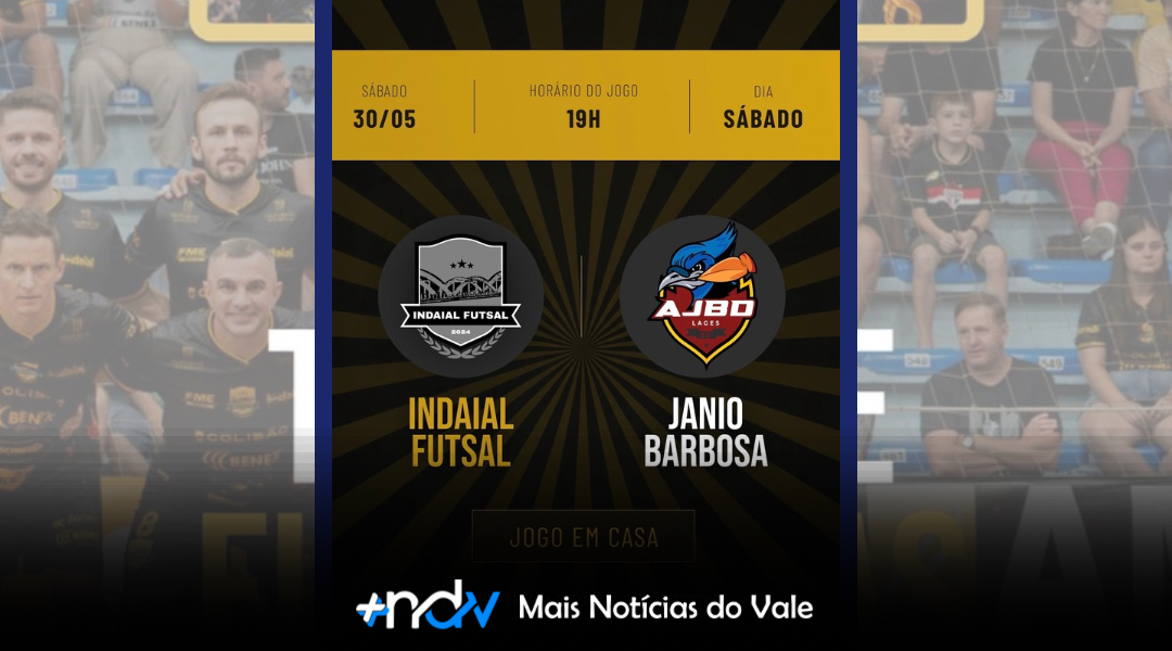 Com troca de figurinhas e promessa de casa cheia, Indaial Futsal joga em casa pela Liga Catarinense