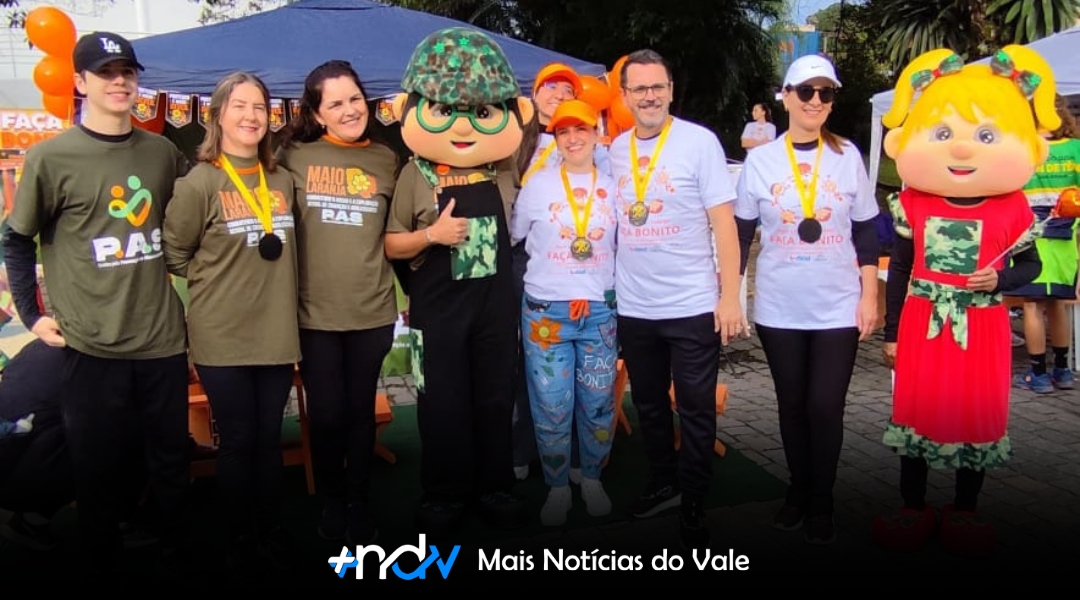 Associação Unidos Pela PAS fortalece ações do Maio Laranja em Indaial