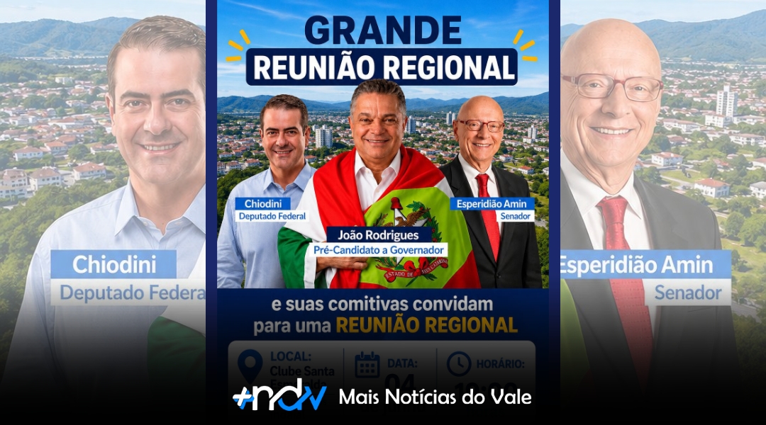 Lideranças do MDB, PSD, Progressistas e União Brasil promovem reunião regional em Indaial