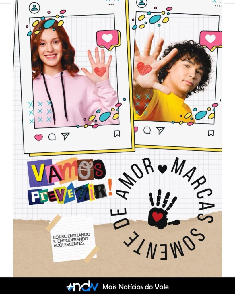 Projeto Vamos Prevenir: “Marcas Somente de Amor” vai conscientizar adolescentes sobre violência em Indaial